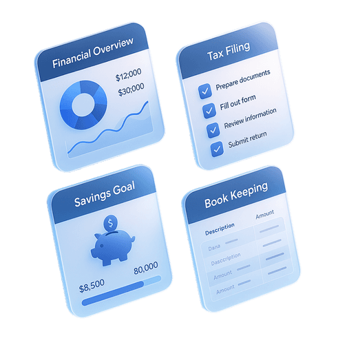 Citi Accounts dashboard mockup